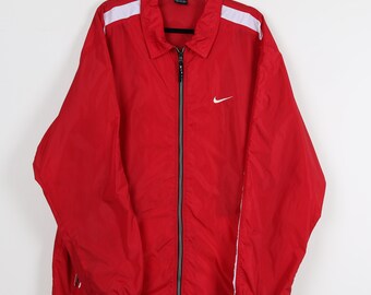 ジャケット・アウター 90s nike reversible varsity jacket L red 90's Vintage Jordan by Nike Same jacket worn by Will Smith