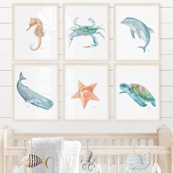 Nautical Nursery Art Etsy