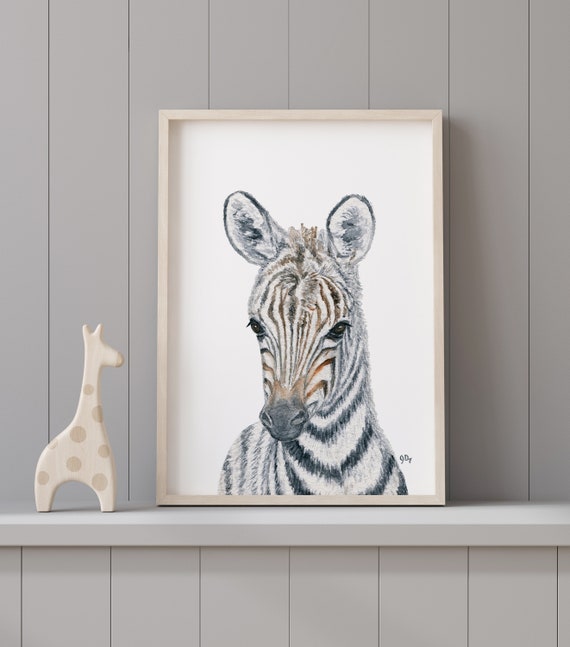 Animal Prints for Nursery Set of 2 3 4 6 Wall Art Safari 