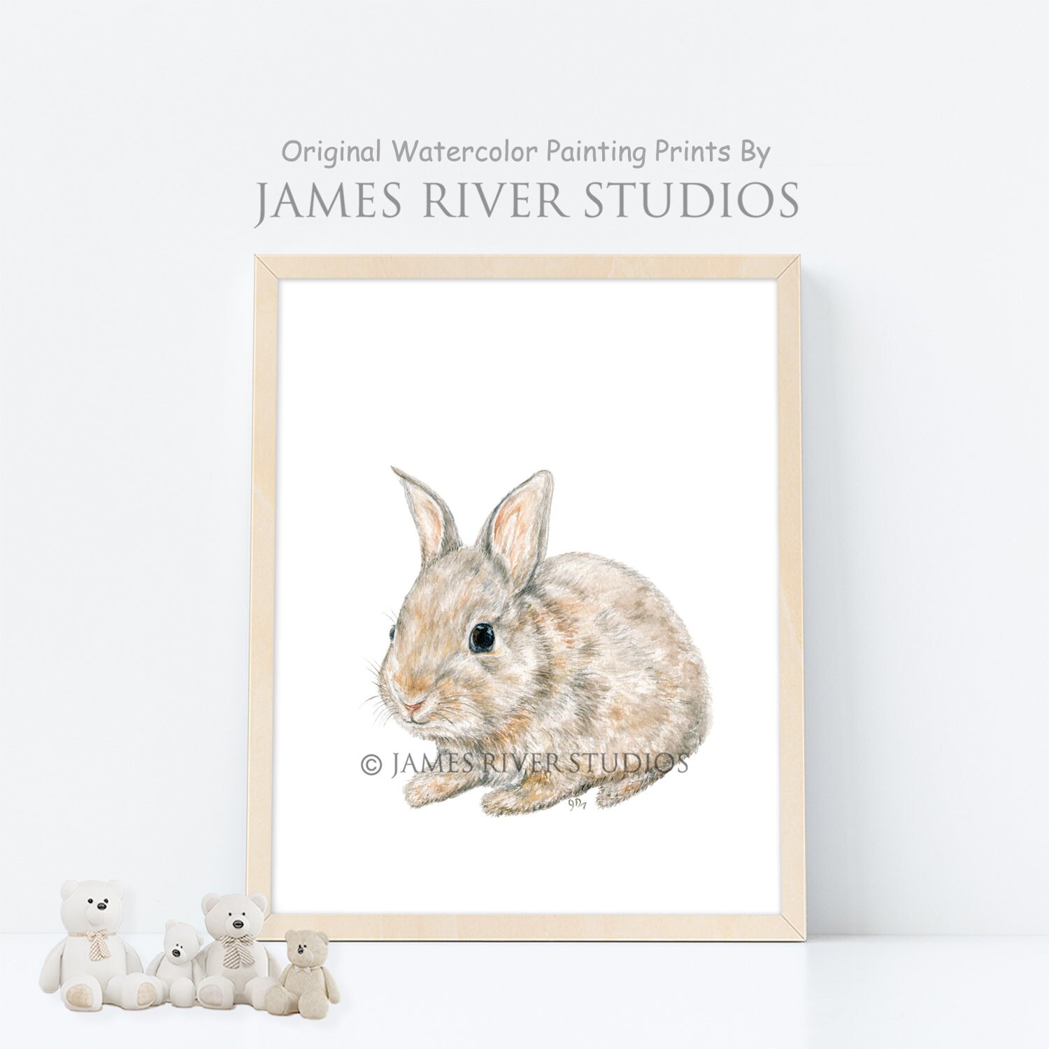 Bunny Nursery Prints Bunny Nursery Art, Baby Bunny Rabbit Nursery Decor ...
