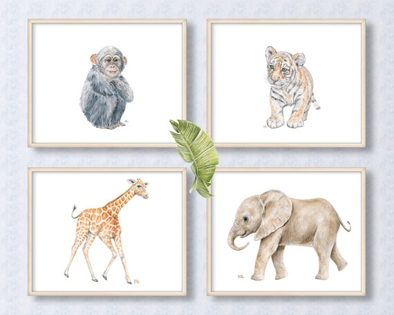 jungle nursery wall art