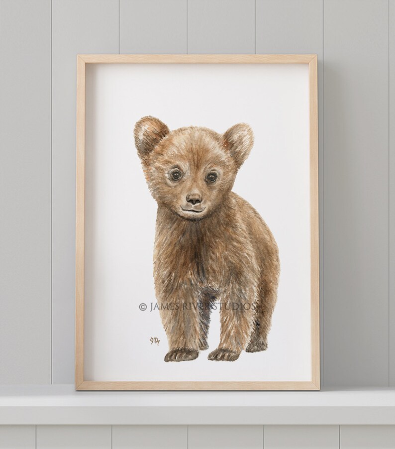 Woodland Nursery Decor, Woodland Nursery Prints, Baby Animal Prints for Nursery, Nursery Wall Art, Woodland Animals Nursery Art Set 6 Prints image 4