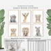 Safari Nursery Decor, Safari Nursery Prints, Baby Animal Prints for Nursery, Nursery Wall Art, Safari Animals Nursery Art, Set of 6 Prints