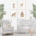 Woodland Nursery Art Woodland Nursery Decor Forest Nursery Prints Nursery Wall Art Baby Animal Nursery Baby Animal Prints Kids Watercolors 4 