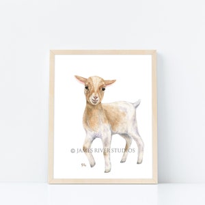 Farm Animal Nursery Prints Farm Nursery Art Farm Nursery Decor Farm Nursery Wall Art Baby Animal Nursery Signed Original Watercolor Prints 6 image 9