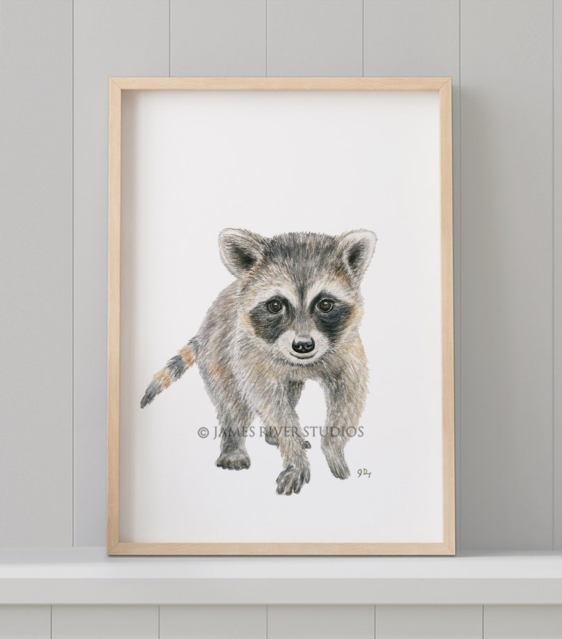 Woodland Nursery Decor, Woodland Nursery Prints, Baby Animal Prints for Nursery, Nursery Wall Art, Woodland Animals Nursery Art Set 6 Prints image 8