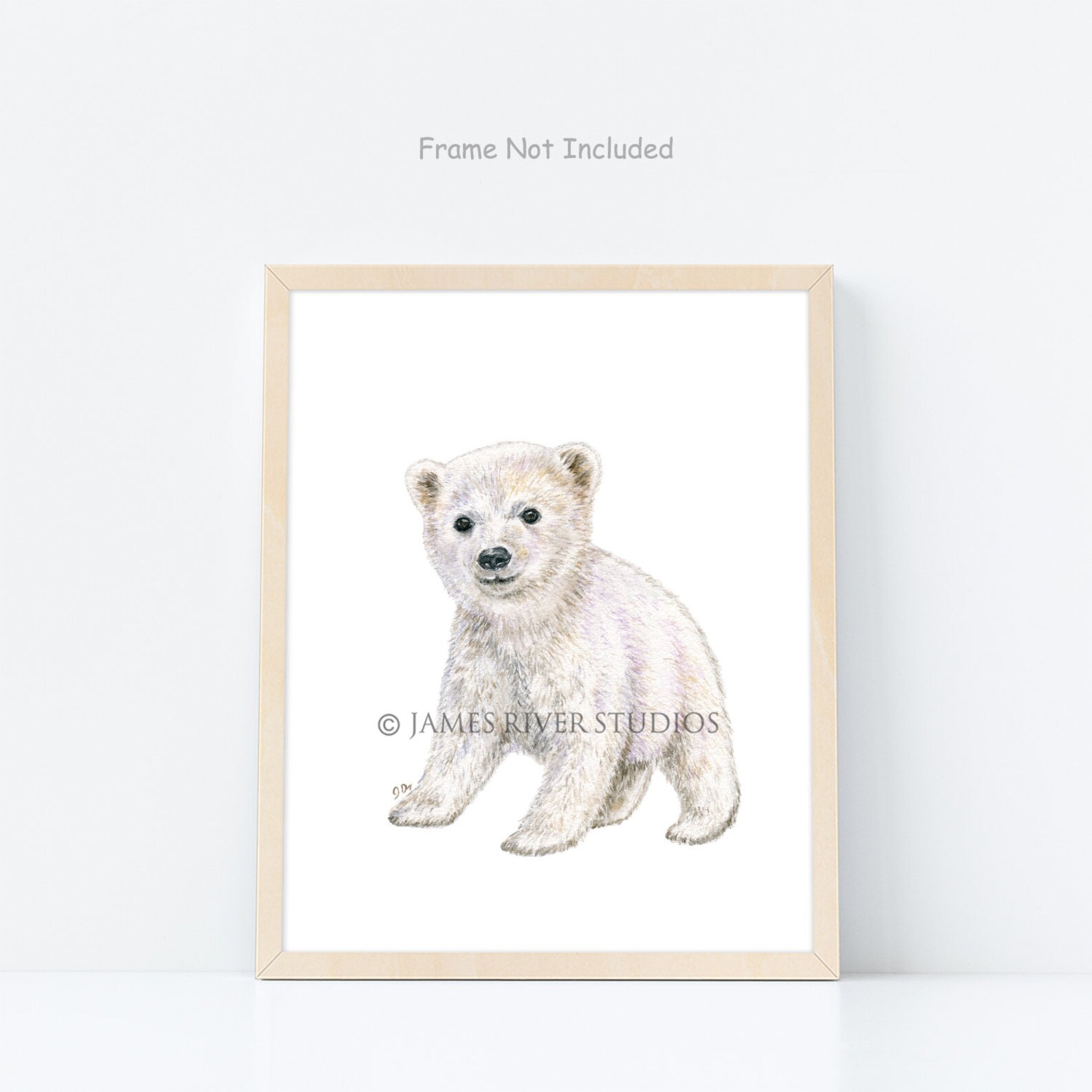 Arctic Nursery Art Arctic Animal Nursery Decor Polar Bear Etsy
