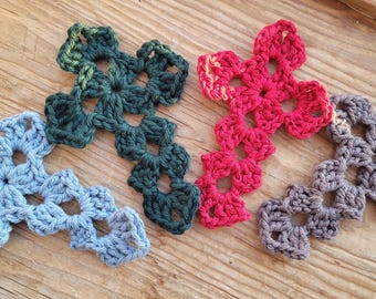 Handmade Crochet Cross Bookmark