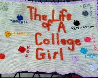 Handmade Crochet Singer Inspired Afghan