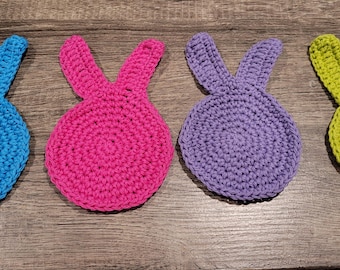 Handmade Crochet Bunny Hotpad
