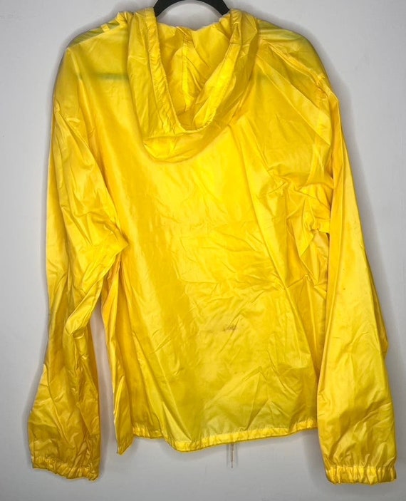 Vintage IZOD LACOSTE Yellow Windbreaker  Rain Jac… - image 7