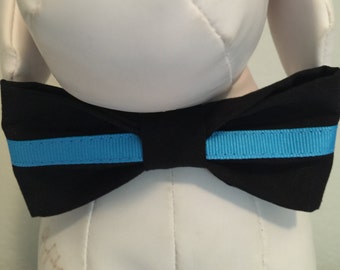 SUPPORT LAW ENFORCEMENT / Bow Tie, Flower, or Bandana Collar Attachment & Accessory for Dogs and Cats