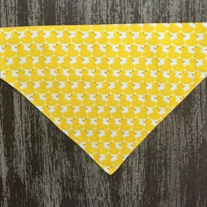 YELLOW RUBBER DUCKS / Bow Tie, Flower, or Bandana Collar Attachment & Accessory for Dogs and Cats
