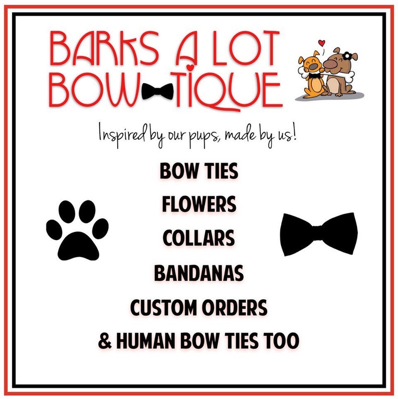 PATRIOTIC AMERICANA / Bow Tie, Flower, or Bandana Collar Attachment & Accessory for Dogs and Cats image 6