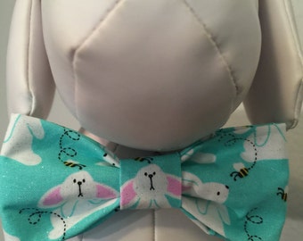 EASTER BUNNY / Bow Tie, Flower, or Bandana Collar Attachment & Accessory for Dogs and Cats