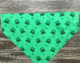 LEPRECHAUN HATS / Bow Tie, Flower or Bandana / Collar Attachment & Accessory for Dogs and Cats