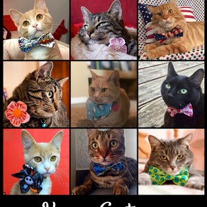 AVOCADOS / Bow Tie, Flower, or Bandana Collar Attachment & Accessory for Dogs and Cats image 5