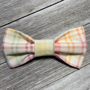 SPRING Tartan/ Bow Tie, Flower or Bandana Collar Accessory for Dogs and Cats