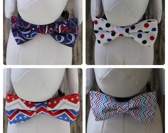 PATRIOTIC 4th of JULY / Collar Attachment & Accessory for Dogs and Cats