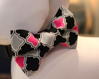 ARGYLE / Bow Tie, Flower, or Bandana Collar Attachment & Accessory for Dogs and Cats