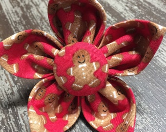 CHRISTMAS GINGERBREAD MEN / Collar Attachment & Accessory for Dogs and Cats