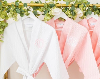 Bridal Party Robes for Bridesmaids, Personalized Bridesmaid Robes, Bridesmaid Gifts, Bride Robe Personalized Bridal Robe