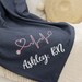 Customized Nurse Blanket - Ships Next Day, Printed in USA - Soft Fleece or Sherpa Blanket - Personalized Throw, Nurse Appreciation