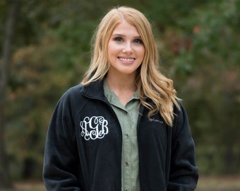 monogrammed columbia rain jacket