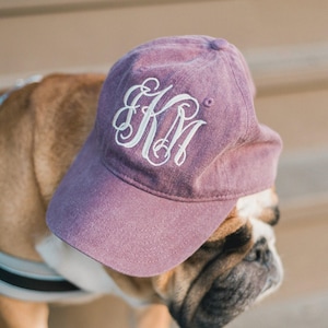 Monogram Hat Womens Personalized Baseball Cap