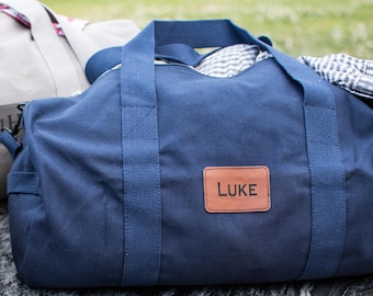 Monogram Duffle Bag, Graduation Gifts for Him, Personalized Weekender Bag, College High School Graduation Gifts for Boys under 50