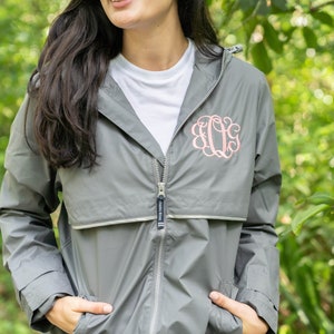 Pink Rain Jacket Raincoat Preppy Charles River Women s New