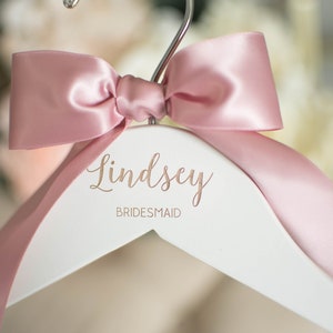 Bridesmaid Hangers Personalized Bridesmaid Hangers Wedding Hangers Bride Hanger Personalized Wedding Hanger Bridal Hanger Bride Engraved