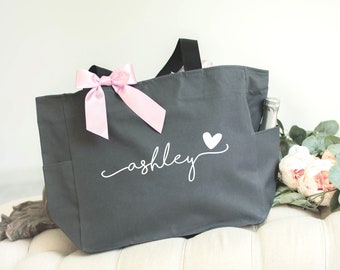 Personalized Tote Bags for Bridesmaids, Bachelorette Party Bags, Bridesmaid Gifts Personalized Bag, Bridesmaid Proposal