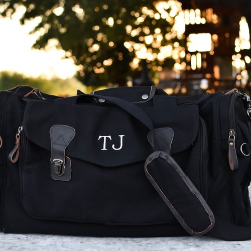 Personalized Weekender Bag Groomsmen Gifts Monogram Duffle - Etsy