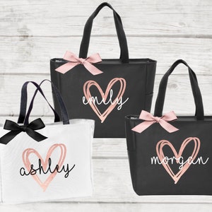 Bridesmaid Tote Bags, Maid of Honor Tote, Personalized Bridesmaid Bags, Bridal Party Bridesmaid Gifts