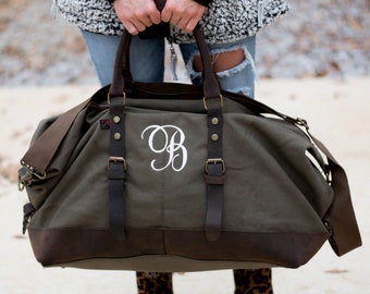 Personalized Duffle Bag, Weekender Bag Women, Duffle Bag Women, Personalized Gift for Her R8