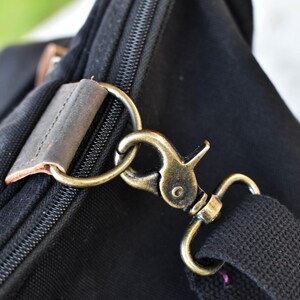 Bolsa de fin de semana personalizada para hombre, bolsa de lona para hombre, regalo para padrinos de boda, bolso de mano, regalo para padrino. imagen 2
