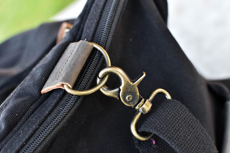 Bolsa de fin de semana personalizada para hombre, bolsa de lona para hombre, regalo para padrinos de boda, bolso de mano, regalo para padrino. imagen 2