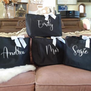 Bridesmaid Tote Bags, Maid of Honor Tote, Personalized Bridesmaid Bags, Bridal Party Bridesmaid Gifts