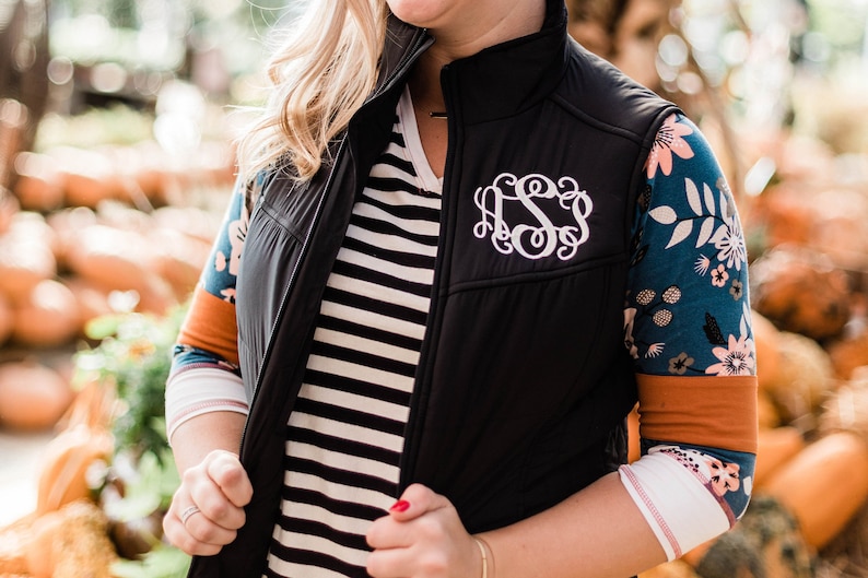 Monogrammed Vest Personalized Gifts for Her a11 image 2