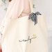 8 Bridesmaid Tote Bags, Personalized Bridesmaid Gift, Maid of Honor Totes, Bridal Party Bags, Sorority Big Little Gift (BR036) b1 