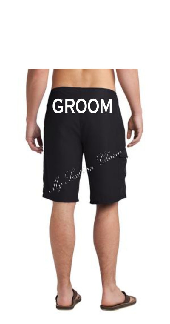 groom swim shorts