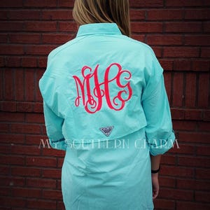 Monogram PFG Columbia Fishing Shirt Cover Up Bathing Suit image 2