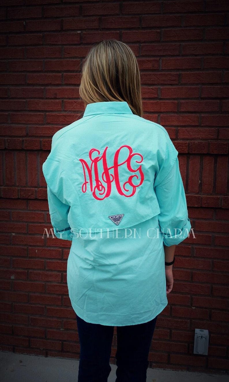 Monogram PFG Columbia Fishing Shirt Cover Up Bathing Suit image 2