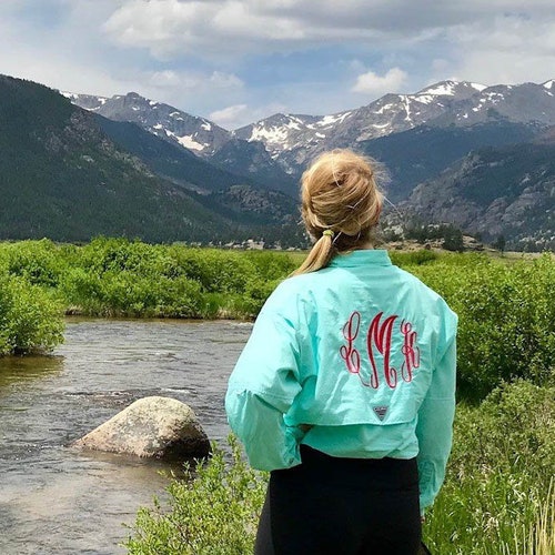Monogrammed Columbia Fishing Shirt PFG 