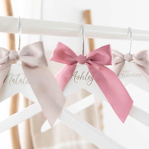 Wedding Hangers, Personalized Bridesmaid Hangers, Bridal Dress Hanger, Bride Wedding Hanger