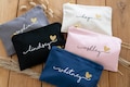 Bridesmaid Makeup Bags, Personalized Cosmetic Bags, Bridesmaid Proposal Gifts, Make up Bag