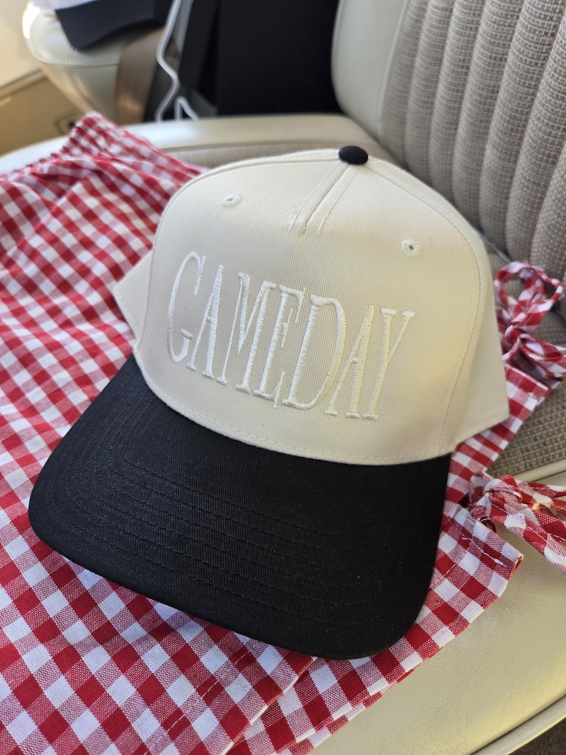 Game Day Custom Trucker Hat, Embroidered Trucker Hat for Women immagine 3
