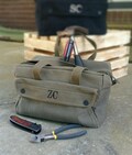 Groomsmen Personalized Military Style Mechanic Canvas Tool Bag Kit Ammo Bag Groomsman ~Father's Day Gift~Anniversary