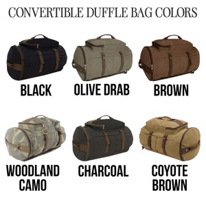 Weekender Bag Men ~ Personalized Duffle Bag ~ Groomsmen Gift for Best Man ~ Personalized Gift for Men image 4